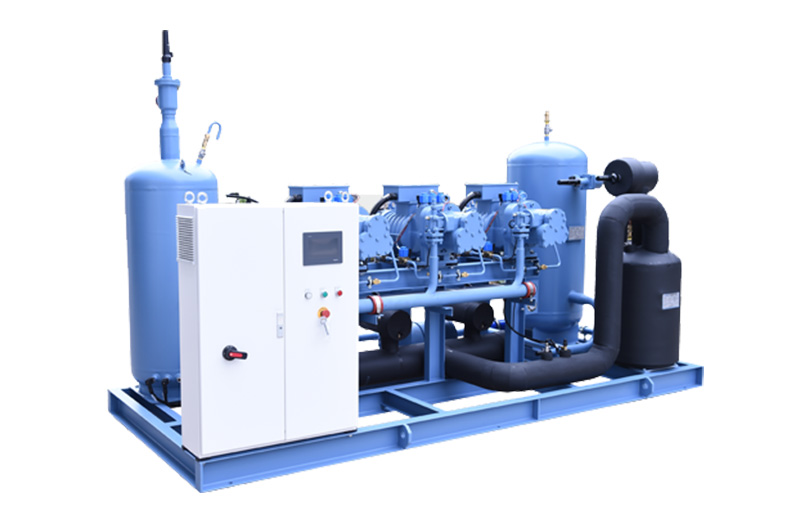 Винтовой параллельный конденсаторный агрегат